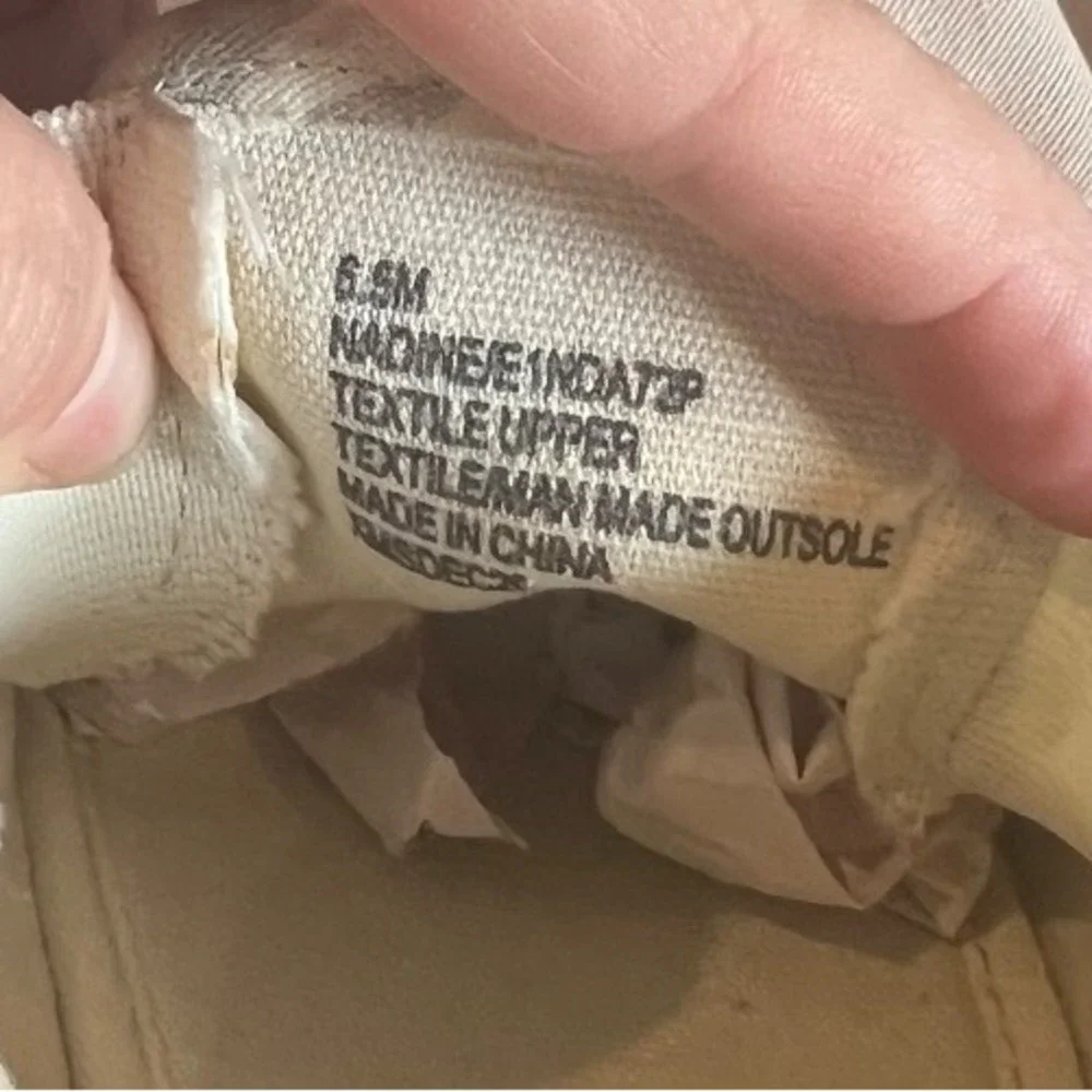 Women's ESPRIT Camouflage Green Casual Slip Ons Shoes Sneakers Memory Foam Boho - Picture 7 of 7